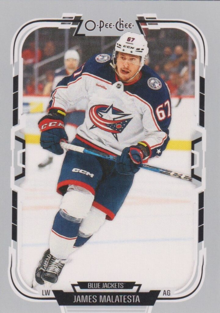 2025/26 O-Pee-Chee – James Malatesta Columbus Blue Jackets 207