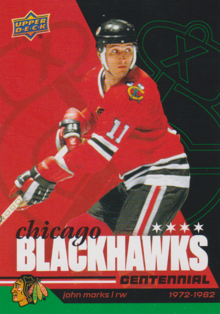 2025/26 Chicago Blackhawks Centennial (hobby) – John Marks Chicago Blackhawks 50
