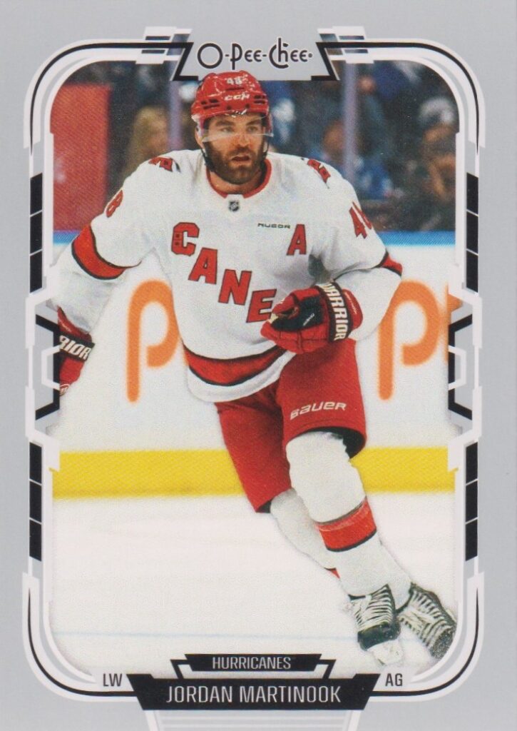 2025/26 O-Pee-Chee – Jordan Martinook Carolina Hurricanes 386