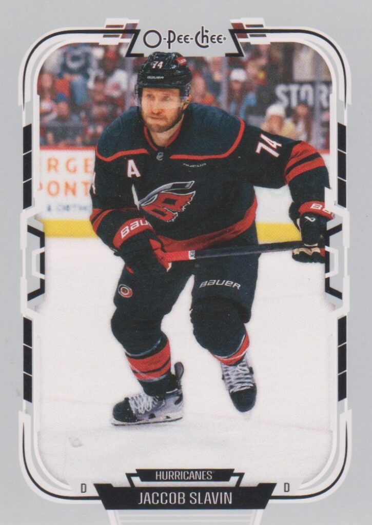 2025/26 O-Pee-Chee – Jaccob Slavin Carolina Hurricanes 306