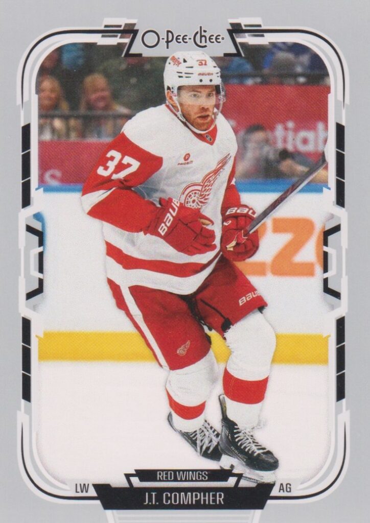 2025/26 O-Pee-Chee – J. T. Compher Detroit Red Wings 332