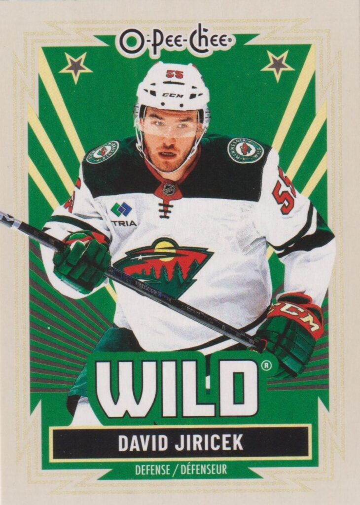 2025/26 O-Pee-Chee – David Jiricek Minnesota Wild 38