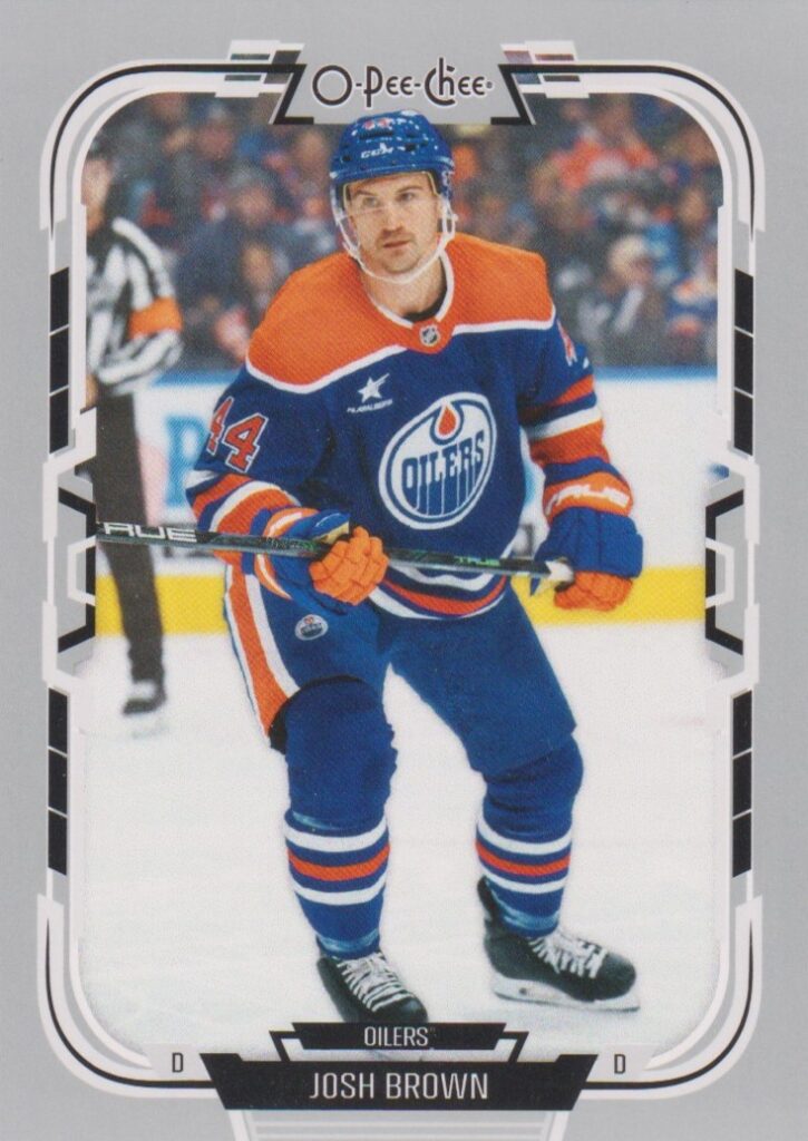 2025/26 O-Pee-Chee – Josh Brown Edmonton Oilers 402