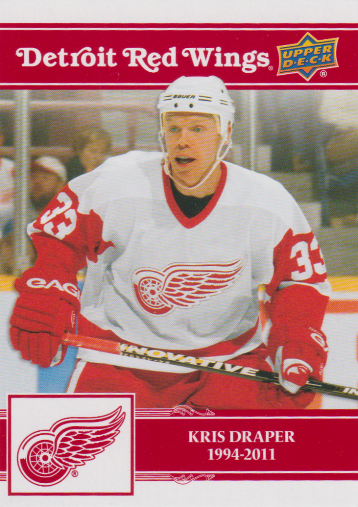 2025/26 Detroit Red Wings Centennial (hobby) – Kris Draper Detroit Red Wings 100