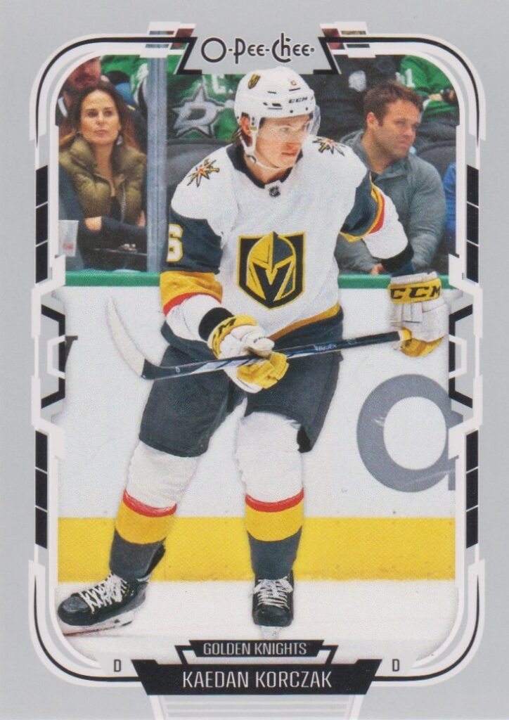 2025/26 O-Pee-Chee – Kaedan Korczak Vegas Golden Knights 385