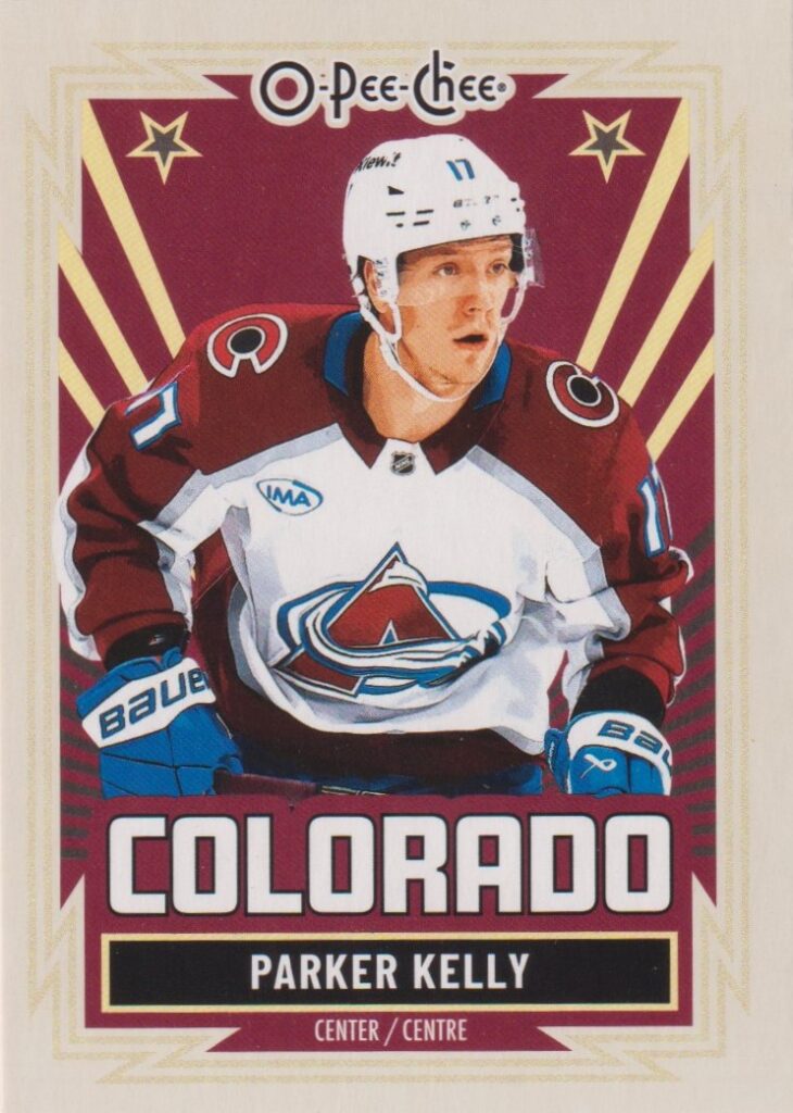 2025/26 O-Pee-Chee – Parker Kelly Colorado Avalanche 16