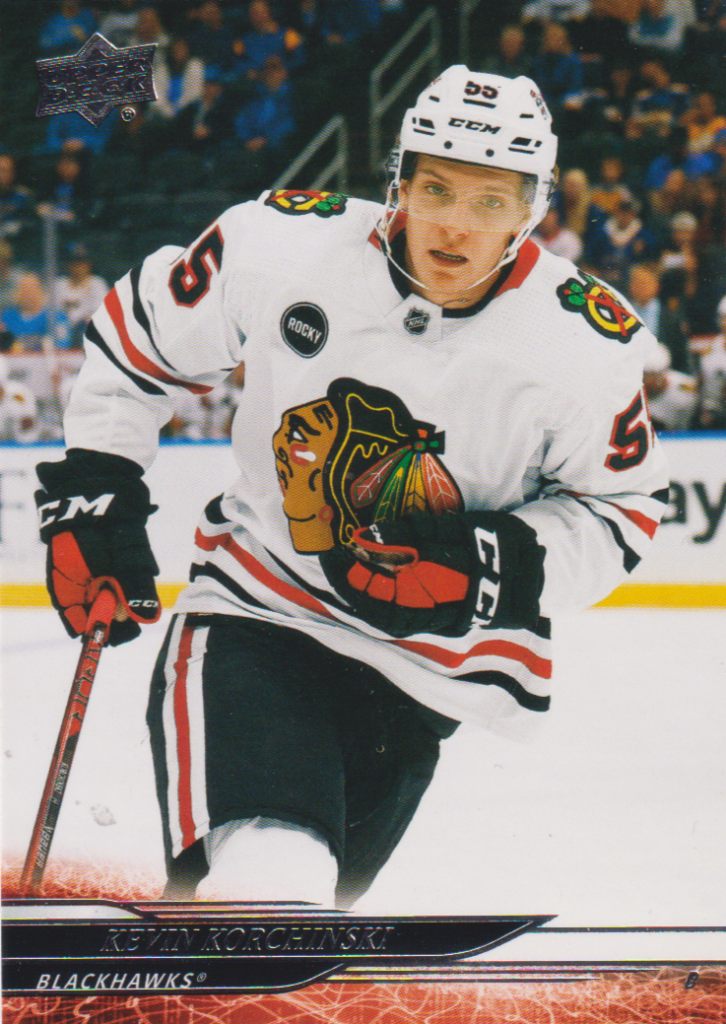 2024/25 Upper Deck Series 1 – Kevin Korchinski Chicago Blackhawks 44