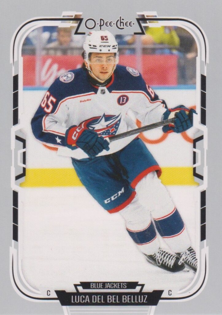 2025/26 O-Pee-Chee – Luca Del Bel Belluz Columbus Blue Jackets 287
