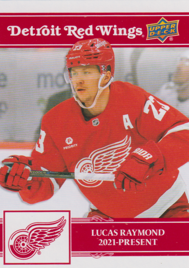 2025/26 Detroit Red Wings Centennial (hobby) – Lucas Raymond Detroit Red Wings 92
