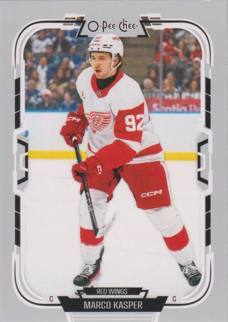 2025/26 O-Pee-Chee – Marco Kasper Detroit Red Wings 12