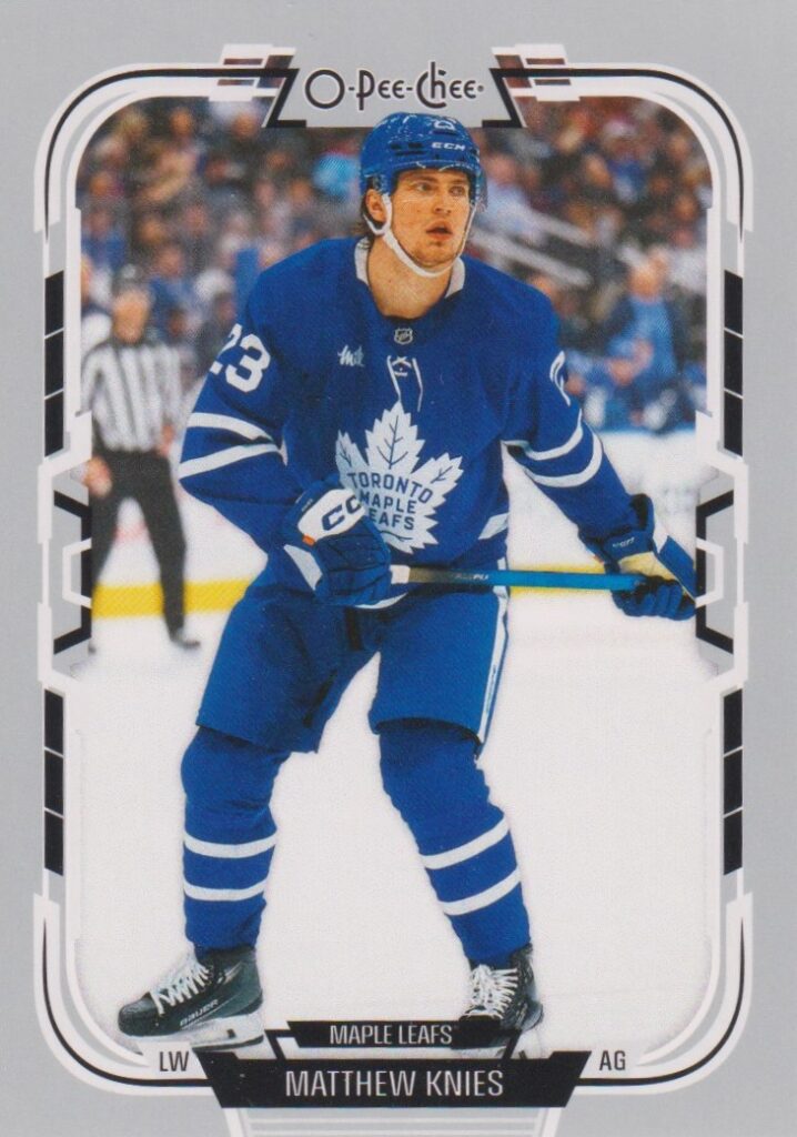 2025/26 O-Pee-Chee – Matthew Knies Toronto Maple Leafs 39