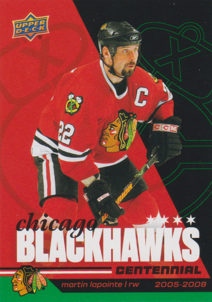 2025/26 Chicago Blackhawks Centennial (hobby) – Martin Lapointe Chicago Blackhawks 91
