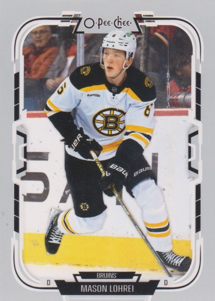 2025/26 O-Pee-Chee – Mason Lohrei Boston Bruins 354