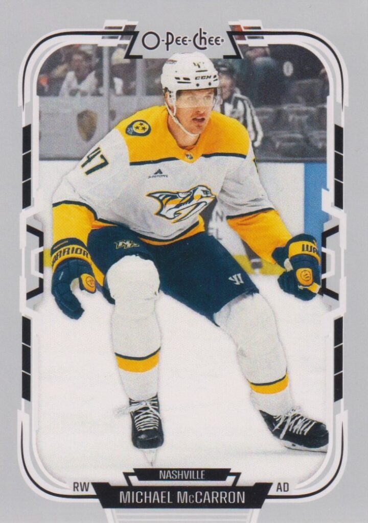 2025/26 O-Pee-Chee – Michael McCarron Nashville Predators 178