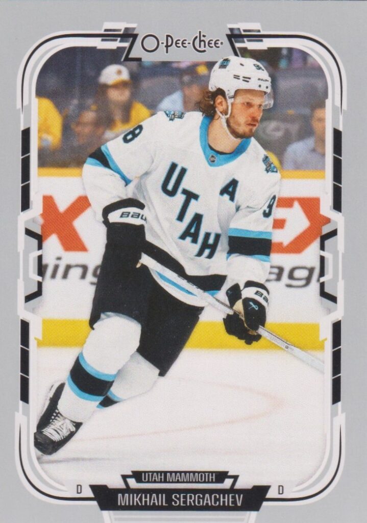 2025/26 O-Pee-Chee – Mikhail Sergachev Utah Mammoth 225
