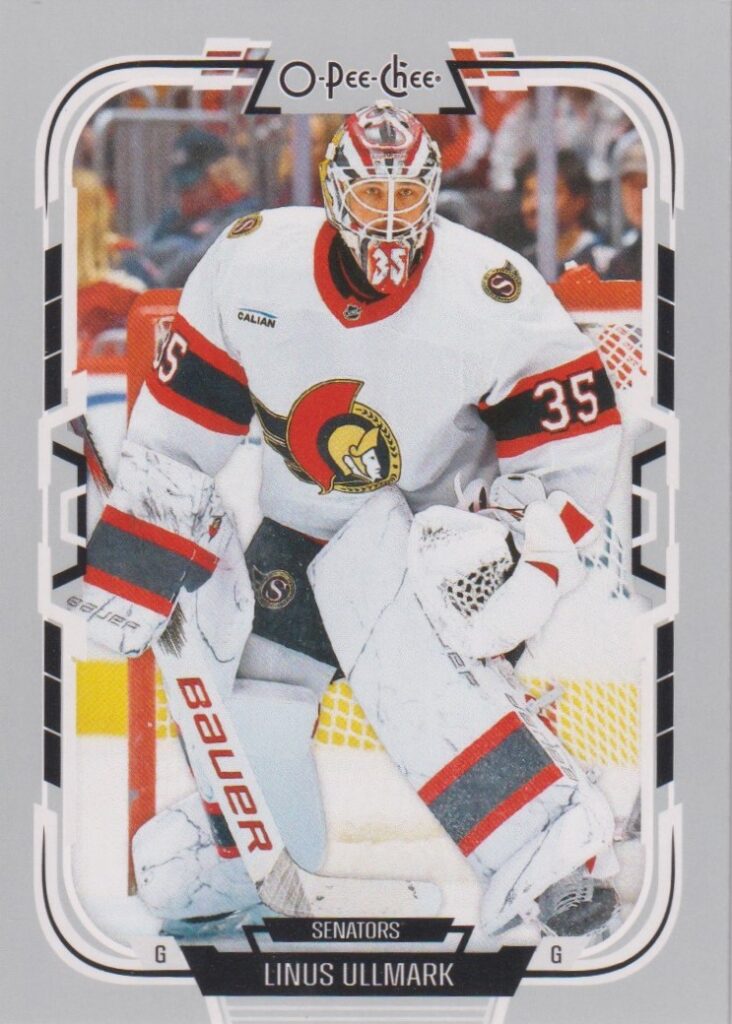 2025/26 O-Pee-Chee – Linus Ullmark Ottawa Senators 34