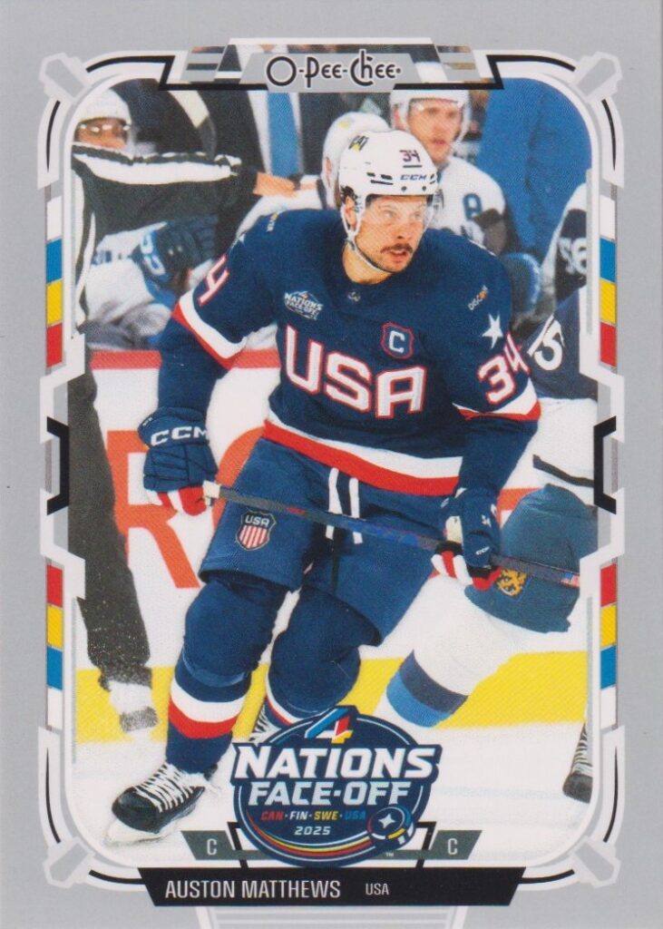 2025/26 O-Pee-Chee – Auston Matthews USA 508