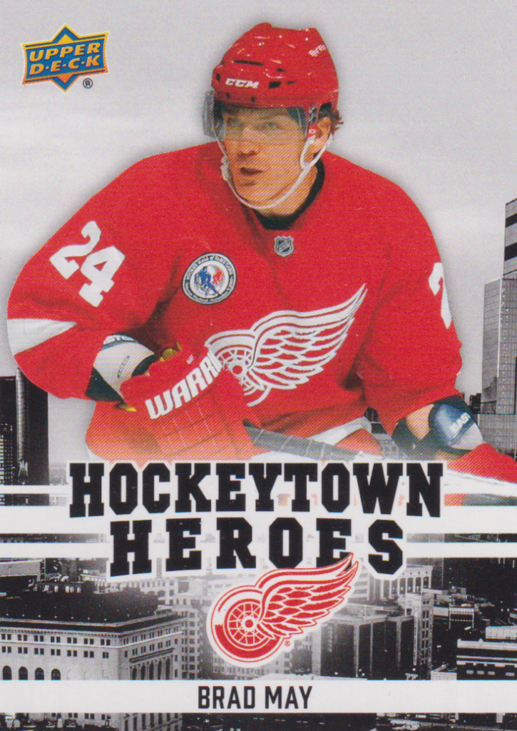 2025/26 Detroit Red Wings Centennial (hobby) – Brad May Detroit Red Wings HH-40