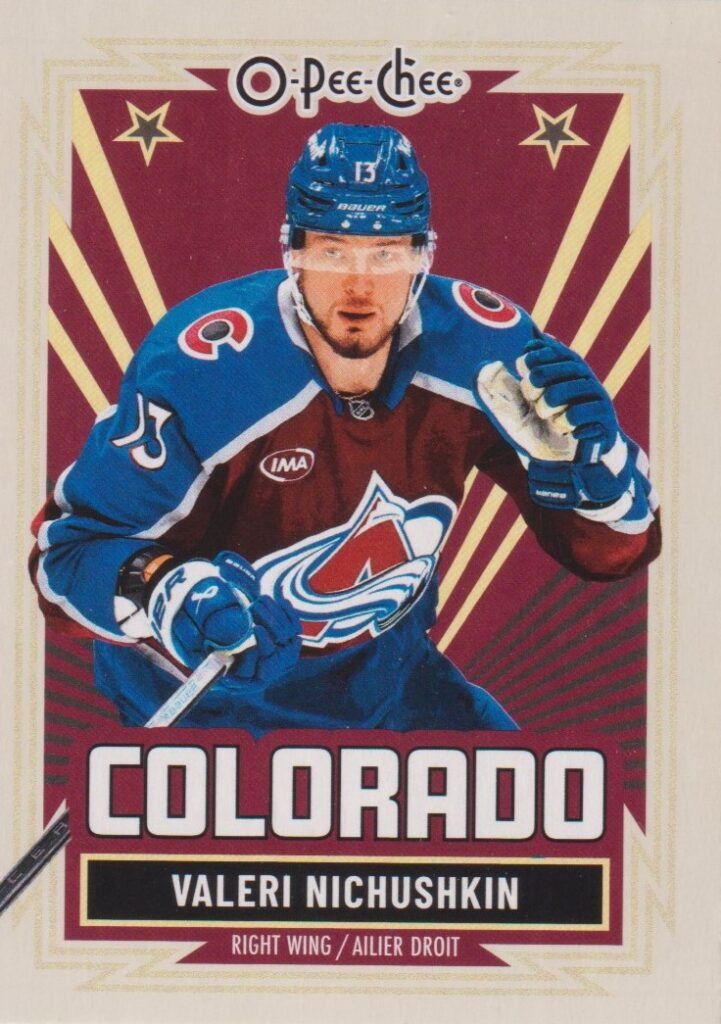 2025/26 O-Pee-Chee – Valeri Nichushkin Colorado Avalanche 47
