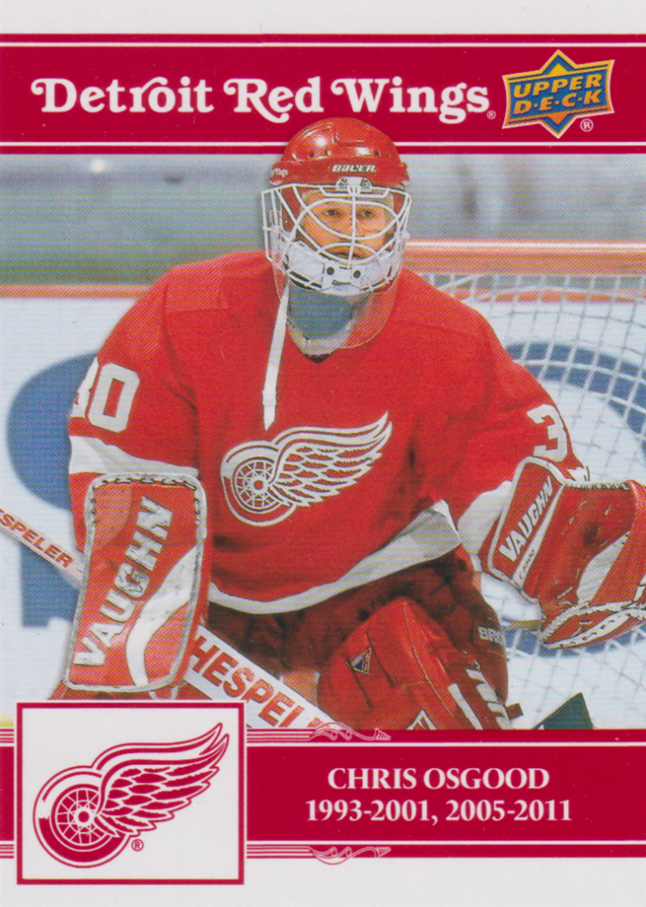 2025/26 Detroit Red Wings Centennial (hobby) – Chris Osgood Detroit Red Wings 63