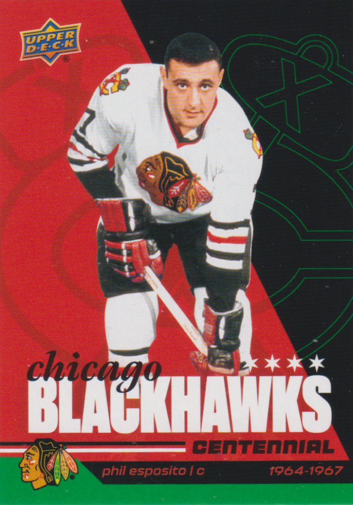 2025/26 Chicago Blackhawks Centennial (hobby) – Phil Esposito Chicago Blackhawks 89