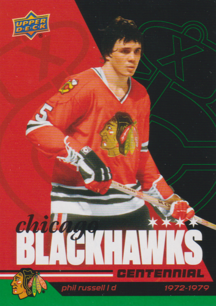 2025/26 Chicago Blackhawks Centennial (hobby) – Phil Russell Chicago Blackhawks 61
