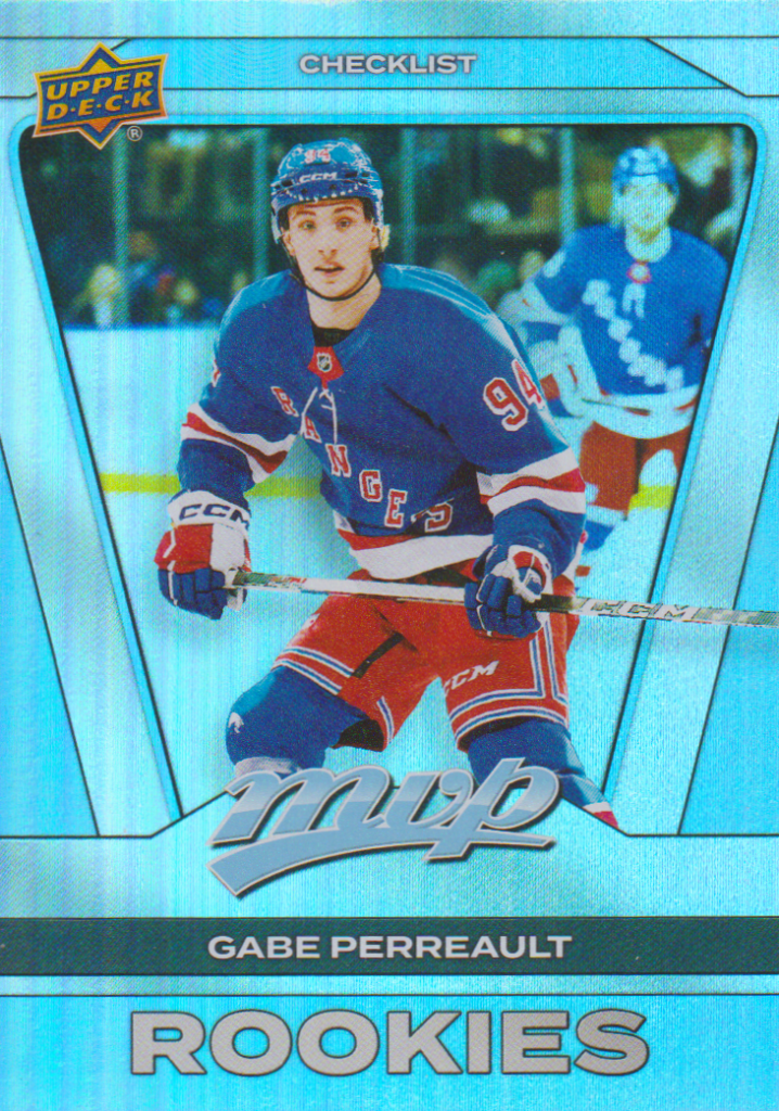 2025/26 MVP Silver Collection – Gabe Perreault New York Rangers 250