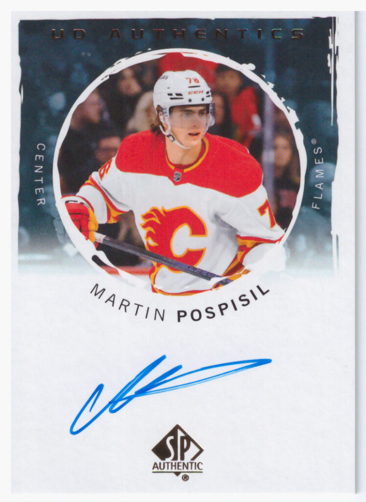 2024/25 SP Authentic – Martin Pospíšil Calgary Flames UDA-MP