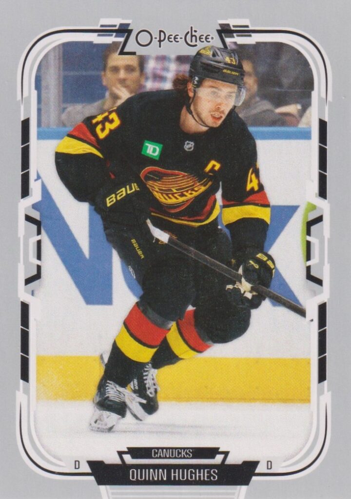 2025/26 O-Pee-Chee – Quinn Hughes Vancouver Canucks 285