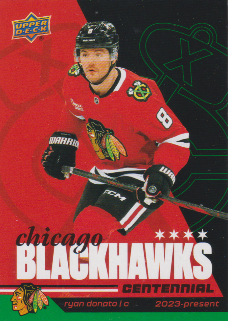 2025/26 Chicago Blackhawks Centennial (hobby) – Ryan Donato Chicago Blackhawks 32