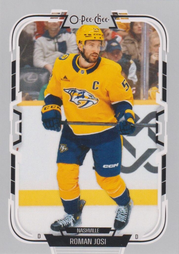 2025/26 O-Pee-Chee – Roman Josi Nashville Predators 28