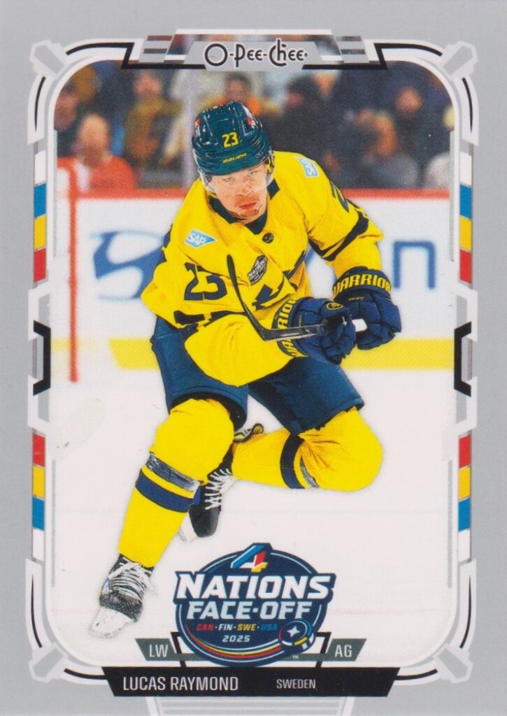 2025/26 O-Pee-Chee – Lucas Raymond Švédsko 518