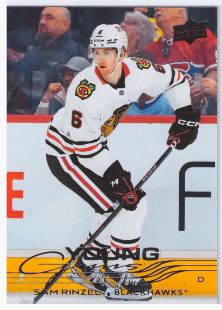 2025/26 Upper Deck Series 1 – Sam Rinzel Chicago Blackhawks 248