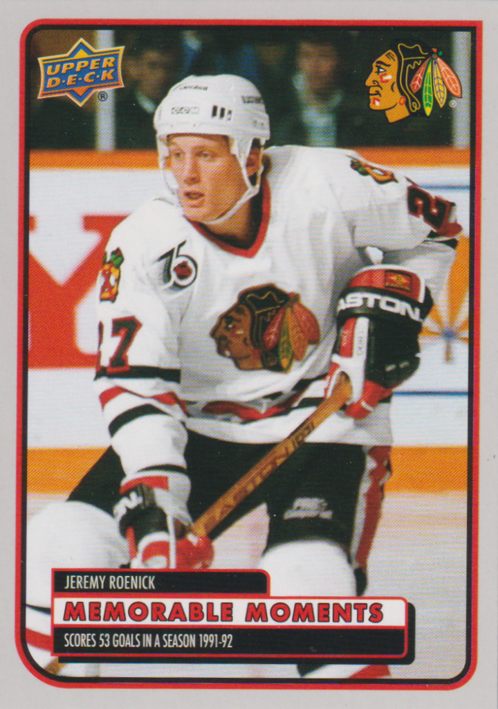 2025/26 Chicago Blackhawks Centennial (hobby) – Jeremy Roenick Chicago Blackhawks MM-19