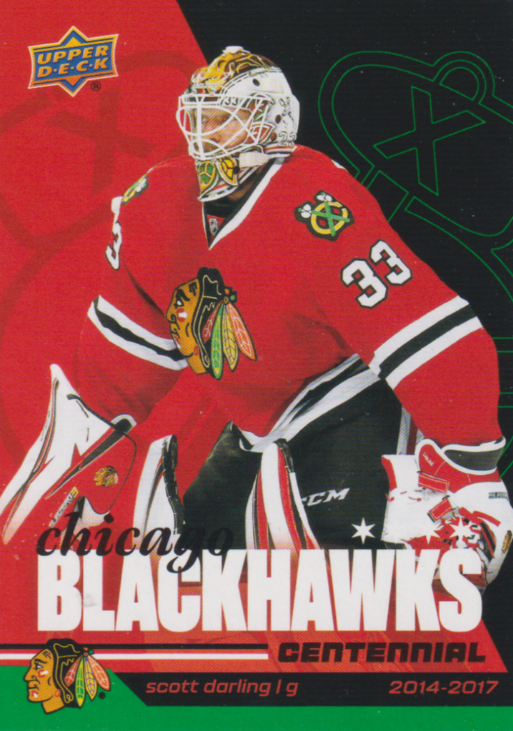 2025/26 Chicago Blackhawks Centennial (hobby) – Scott Darling Chicago Blackhawks 20