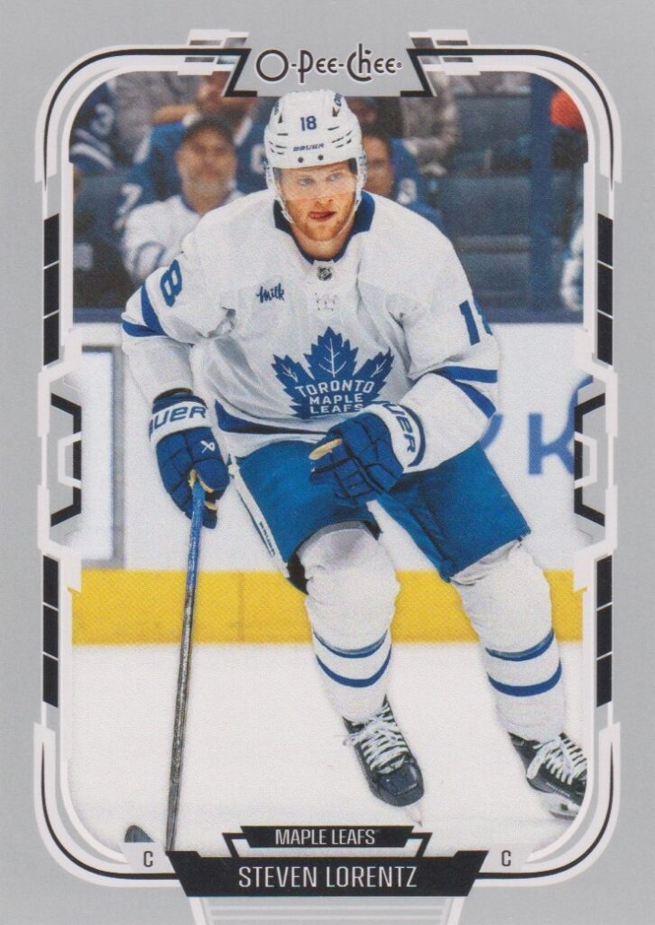 2025/26 O-Pee-Chee – Steven Lorentz Toronto Maple Leafs 453