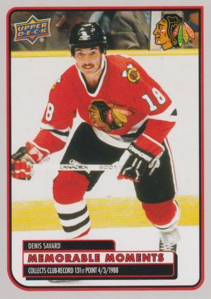 2025/26 Chicago Blackhawks Centennial (hobby) – Denis Savard Chicago Blackhawks MM-14