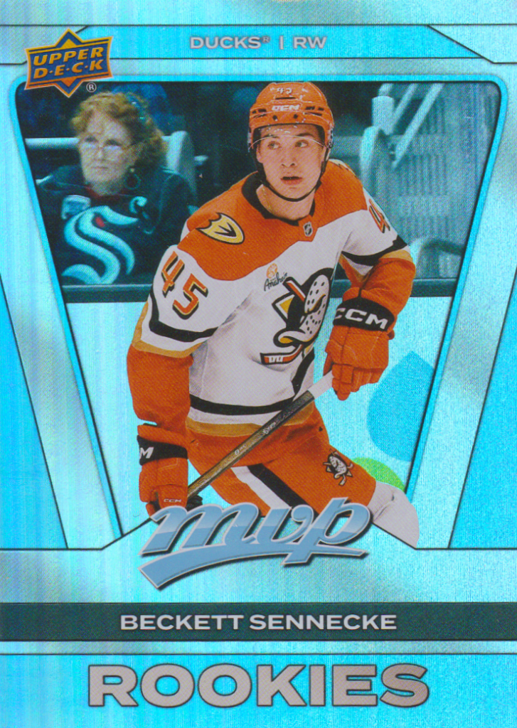 2025/26 MVP Silver Collection – Beckett Sennecke Anaheim Ducks 253