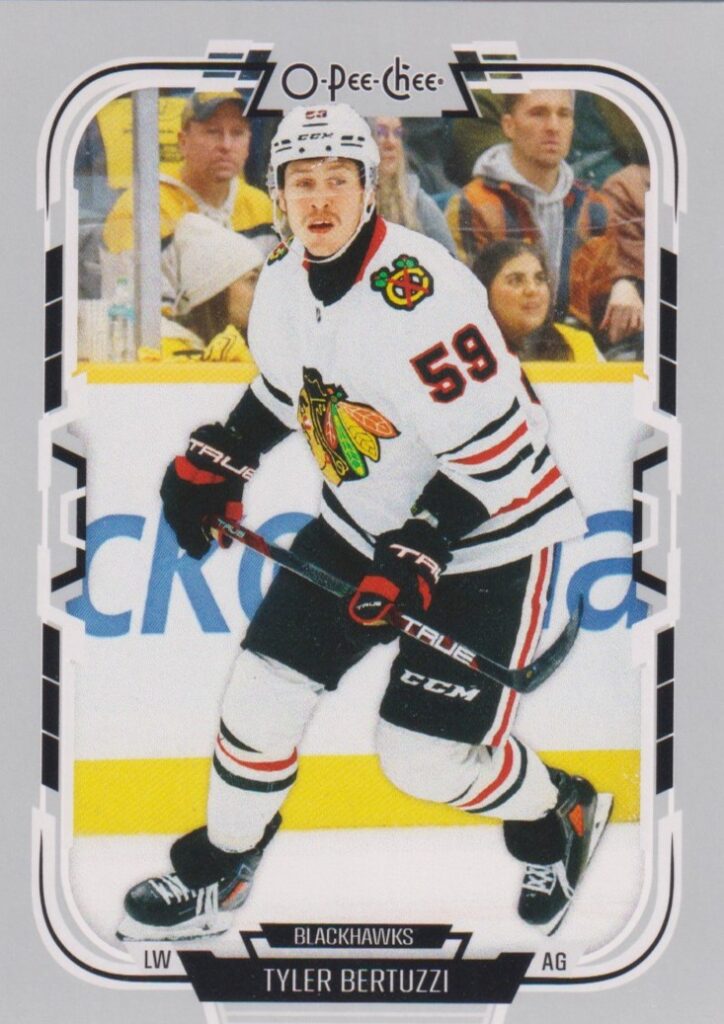 2025/26 O-Pee-Chee – Tyler Bertuzzi Chicago Blackhawks 181