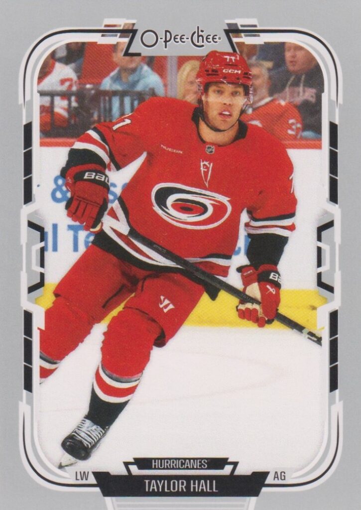 2025/26 O-Pee-Chee – Taylor Hall Carolina Hurricanes 476