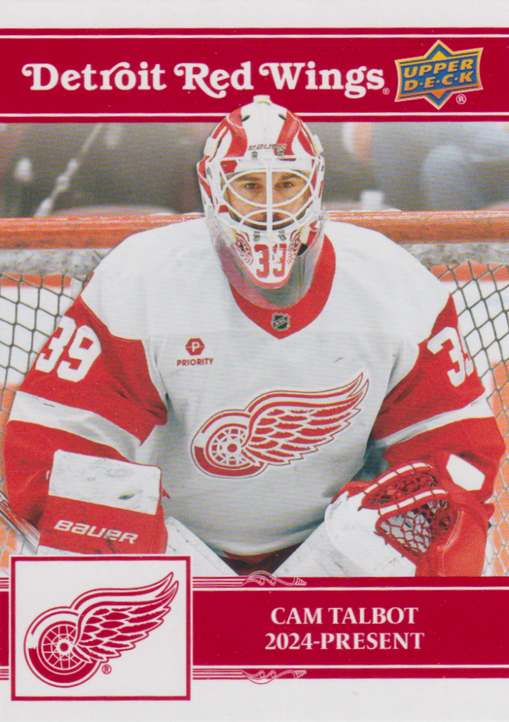 2025/26 Detroit Red Wings Centennial (hobby) – Cam Talbot Detroit Red Wings 15