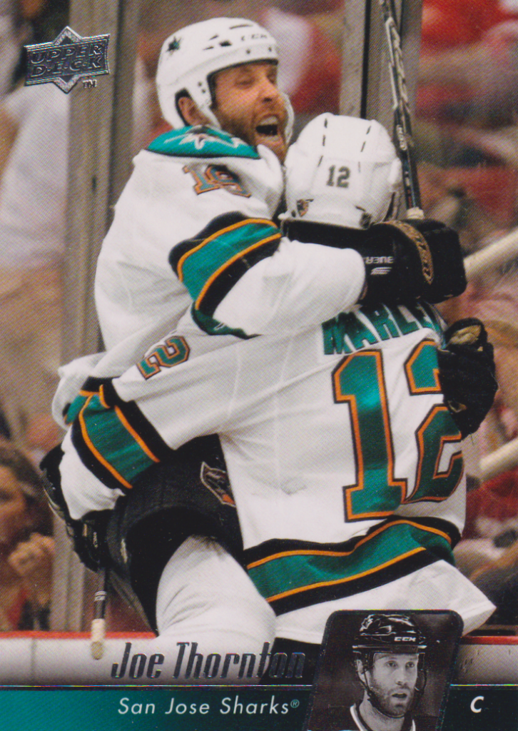 2010/11 Upper Deck Series 1 – Joe Thornton San Jose Sharks 34