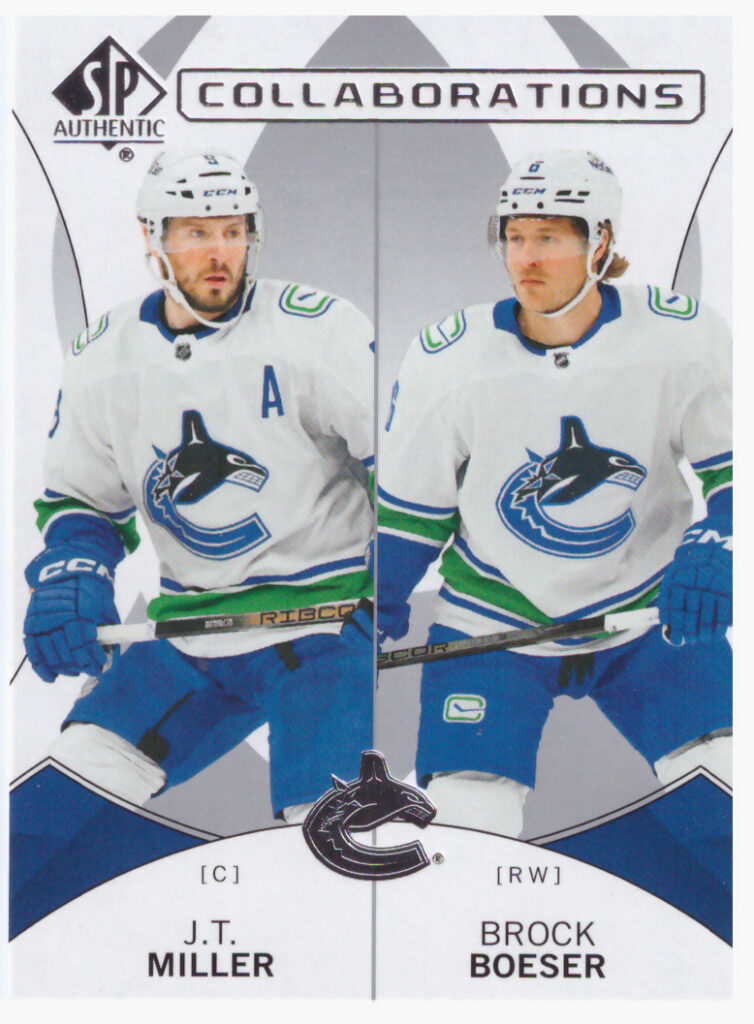 2024/25 SP Authentic – J.T.Miller, Brock Boeser Vancouver Canucks C-9