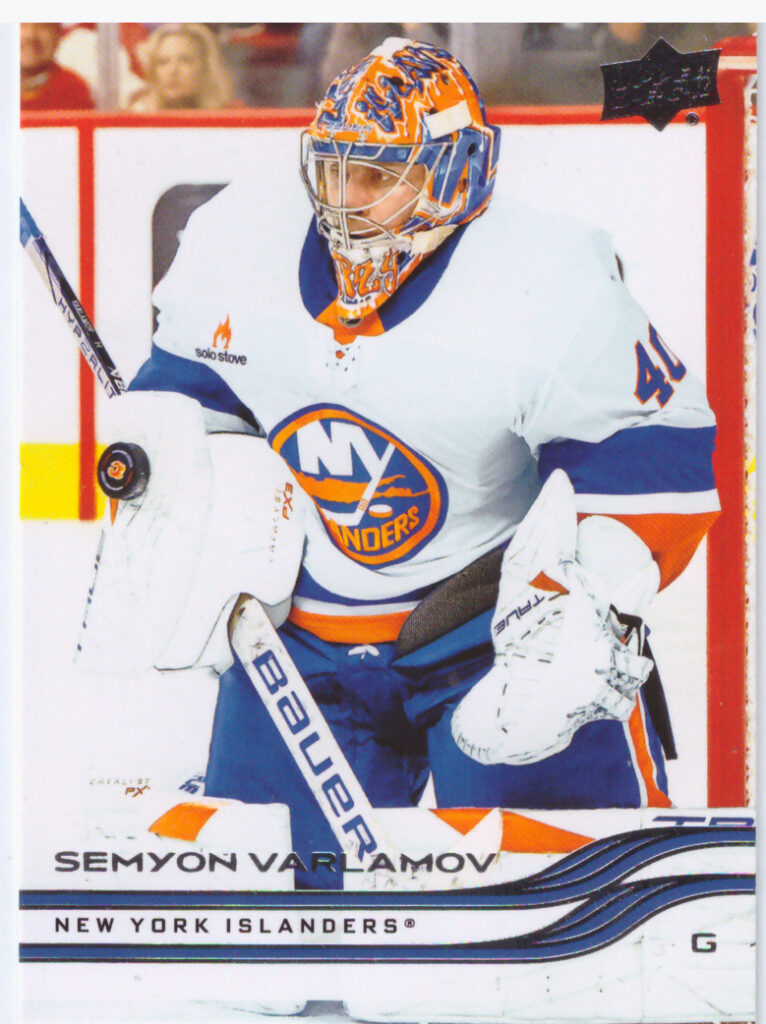 2025/26 Upper Deck Series 1 – Semyon Varlamov New York Islanders 108