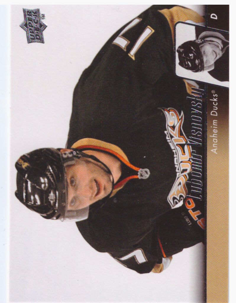 2010/11 Upper Deck Series 1 – Ľubomír Višňovský Anaheim Ducks 198
