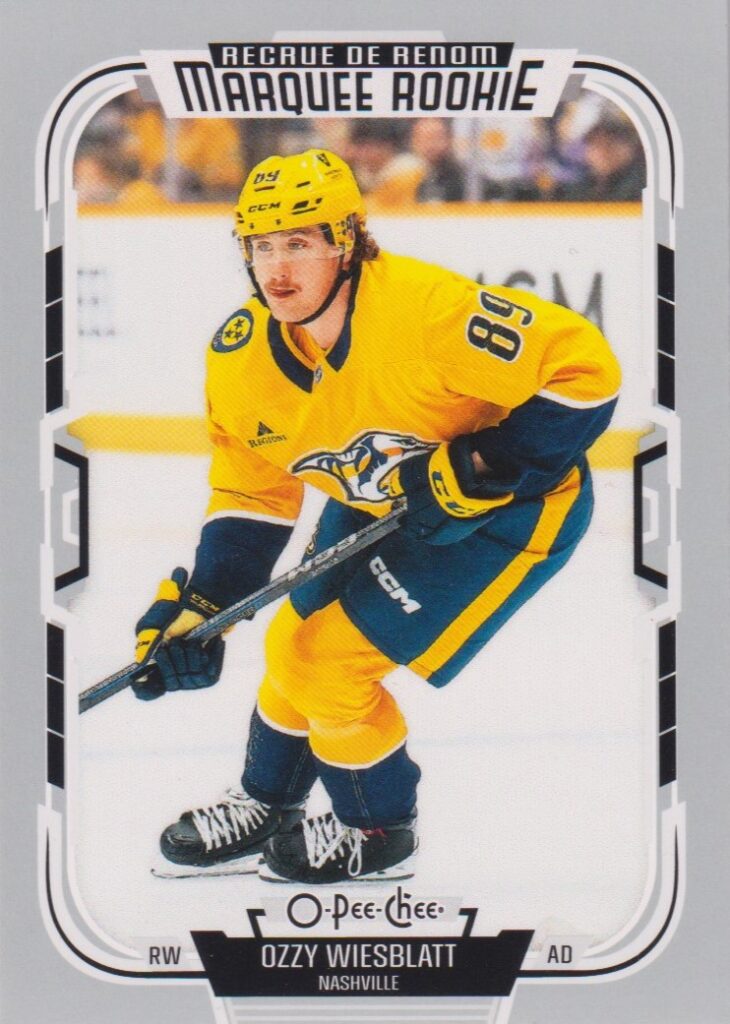 2025/26 O-Pee-Chee – Ozzy Wiesblatt Nashville Predators 570