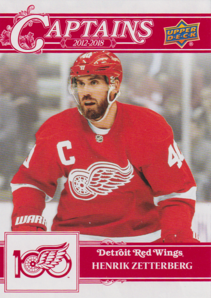 2025/26 Detroit Red Wings Centennial (hobby) – Henrik Zetterberg Detroit Red Wings 179