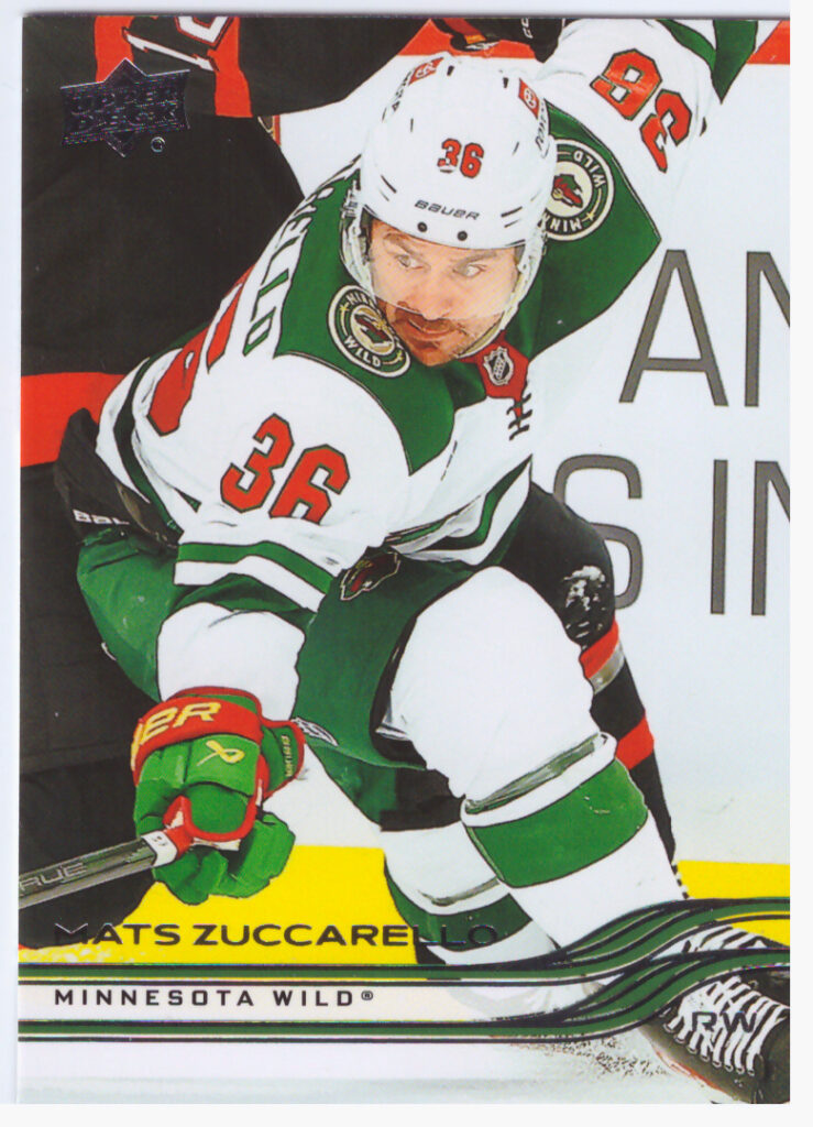 2025/26 Upper Deck Series 1 – Mats Zuccarello Minnesota Wild 86