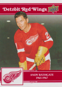 2025/26 Detroit Red Wings Centennial (hobby) – Andy Bathgate Detroit Red Wings 25