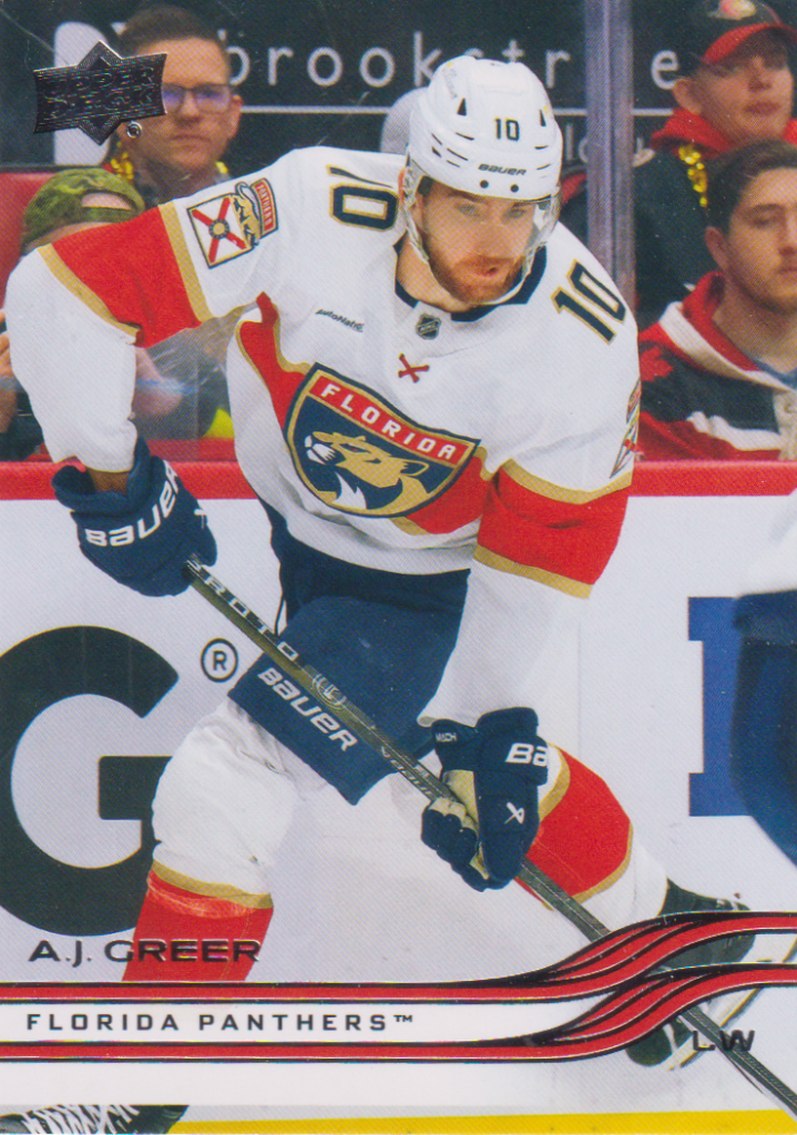 2025/26 Upper Deck Series 2 – A. J. Greer Florida Panthers 322
